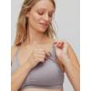 imageMotherhood Maternity Womens Busted Seamless Clip Down Nursing Full Coverage BraBlackGrey 2 Pack