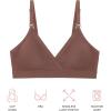 imageMotherhood Maternity Womens Seamless Wrap BraMocha