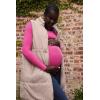 imageMotherhood Maternity Womens Sleeveless Long Pregnancy Puffer Vest with PocketsBeige