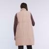 imageMotherhood Maternity Womens Sleeveless Long Pregnancy Puffer Vest with PocketsBeige