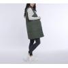 imageMotherhood Maternity Womens Sleeveless Long Pregnancy Puffer Vest with PocketsOlive