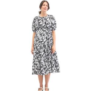 imageMotherhood Maternity Womens Maxi Maternity Dress for Causal Photoshoot Or Baby ShowerWhite Ditsy