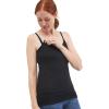 imageMotherhood Maternity Womens Clip Down Nursing Tank Top Cami with Adjustable Straps for Breastfeeding2 PackBlackH Grey