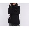 imageMotherhood Maternity Womens Long Sleeve Mock Turtleneck Pregnancy Knit SweaterBlack