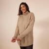 imageMotherhood Maternity Womens Long Sleeve Mock Turtleneck Pregnancy Knit SweaterBrush