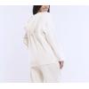 imageMotherhood Maternity Womens Long Sleeve VNeck Scuba Pullover Nursing HoodieWinter White