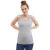imageMotherhood Maternity Womens Sleeveless Scoop Neck Side Ruched Pregnancy Tank Top3 PackBlackH GreyBeetle