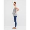 imageMotherhood Maternity Womens Sleeveless Scoop Neck Side Ruched Pregnancy Tank Top3 PackBlackWhiteH Grey