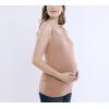 imageMotherhood Maternity Womens Sleeveless Scoop Neck Side Ruched Pregnancy Tank Top3 PackWhiteBlackMocha