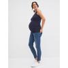 imageMotherhood Maternity Womens Sleeveless Scoop Neck Side Ruched Pregnancy Tank Top3 PackWhiteNavyBeetle