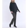 imageMotherhood Maternity Womens Button Down Poplin Long Sleeve Pregnancy ShirtBlack