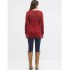 imageMotherhood Maternity Womens Classic Crew Neck Solid Maternity SweaterRhubarb
