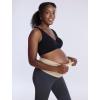 imageMotherhood Maternity Womens Essential Stretch Secret Fit Over The Belly Pregnancy Crop Capri Legging2 PackBlackCharcoal