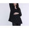 imageMotherhood Maternity Womens Long Sleeve Smocked Babydoll TopBlack