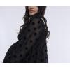 imageMotherhood Maternity Womens Long Sleeve Smocked Babydoll TopBlack