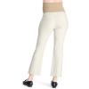 imageMotherhood Maternity Womens Maternity Comfortable Super Stretch Over The Belly Skinny Casual Dress Pant for Work Xs3xOffwhite