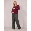 imageMotherhood Maternity Womens Under Belly Utility Cargo Pregnancy PantBeluga