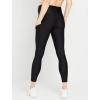 imageMotherhood Maternity Womens Workout Over The Belly Pregnancy and Postpartum Leggings with Pockets Soft Active Stretchy PantsBlack
