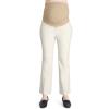 imageMotherhood Maternity Womens Maternity Comfortable Super Stretch Over The Belly Skinny Casual Dress Pant for Work Xs3xOffwhite