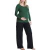 imageMotherhood Maternity Womens Under Belly Utility Cargo Pregnancy PantBlack