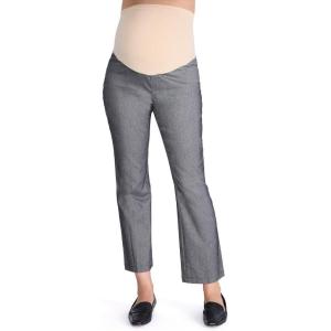 imageMotherhood Maternity Womens Maternity Comfortable Super Stretch Over The Belly Skinny Casual Dress Pant for Work Xs3xAsphalt Grey
