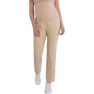 imageMotherhood Maternity Womens Maternity Comfortable Super Stretch Over The Belly Skinny Casual Dress Pant for Work Xs3xKhaki