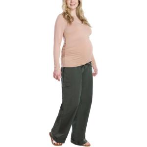imageMotherhood Maternity Womens Under Belly Utility Cargo Pregnancy PantDeep Depths