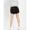 imageMotherhood Maternity Womens French Terry Underbelly Pregnancy ShortBlack