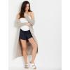 imageMotherhood Maternity Womens French Terry Underbelly Pregnancy ShortNavy Space Dye