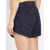 imageMotherhood Maternity Womens French Terry Underbelly Pregnancy ShortNavy Space Dye