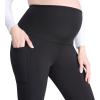 imageMotherhood Maternity Womens High Waist Over The Belly Pregnancy Workout Active Pocket Legging23 Inch Black