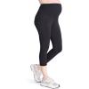 imageMotherhood Maternity Womens High Waist Over The Belly Pregnancy Workout Active Pocket Legging23 Inch Black