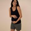 imageMotherhood Maternity Womens Under The Belly Utility Pregnancy Pocket ShortDeep Depths
