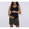 imageMotherhood Maternity Womens Under The Belly Utility Pregnancy Pocket ShortDeep Depths