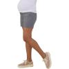 imageMotherhood Maternity Womens Under The Belly Utility Pregnancy Pocket ShortQuiet Shade