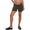 imageMotherhood Maternity Womens Under The Belly Utility Pregnancy Pocket ShortDeep Depths