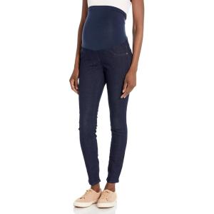 imageMotherhood Maternity Womens Super Stretch Secret Fit Over The Belly Skinny Jeans Indigo BlueDark Wash