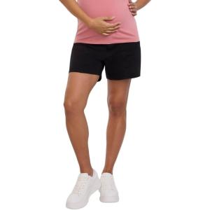 imageMotherhood Maternity Womens Under The Belly Utility Pregnancy Pocket ShortBlack