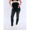 imageMotherhood Maternity Womens Secret Fit Over The Belly Skinny Ankle Pregnancy JeansBlack Stone Wash