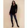 imageMotherhood Maternity Womens Secret Fit Over The Belly Skinny Ankle Pregnancy JeansDark Wash