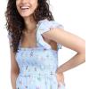 imageMotherhood Maternity Womens Sleeveless Ruffle Shoulder Smocked Maxi Pregnancy DressSkyway Ditsy Floral