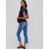 imageMotherhood Maternity Womens Stretch Secret Fit Over The Belly Straight Leg Pregnancy JeansDark Wash