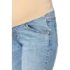 imageMotherhood Maternity Womens Stretch Secret Fit Over The Belly Straight Leg Pregnancy JeansMason Medium Wash