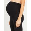 imageMotherhood Maternity Womens Super Stretch Secret Fit Over The Belly Skinny Ankle Length Jeans Indigo BlueBlack Wash