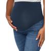 imageMotherhood Maternity Womens Super Stretch Secret Fit Over The Belly Skinny Ankle Length Jeans Indigo BlueMedium Blue Wash