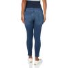 imageMotherhood Maternity Womens Super Stretch Secret Fit Over The Belly Skinny Ankle Length Jeans Indigo BlueMedium Blue Wash