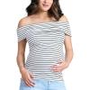 White/Black Stripe