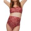 imageMotherhood Maternity Womens Standard Beach Bump Maternity 2 Piece Swimsuit Set UPF 50 Pregnancy SwimwearSienna Dot