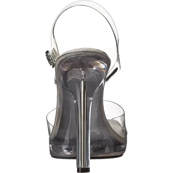 Ellie Shoes Women's 502 Brook Clear Dress Sandal
