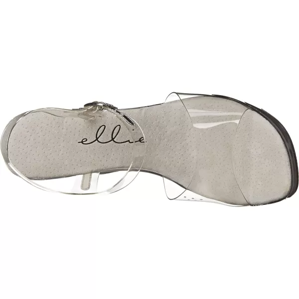 Ellie Shoes Women's 502 Brook Clear Dress Sandal